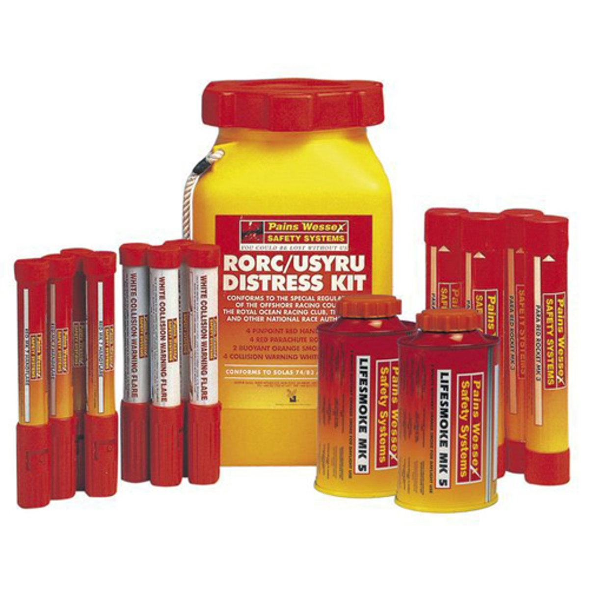 comet ensemble de signaux de détresse ORC/RORC/SOLAS 4