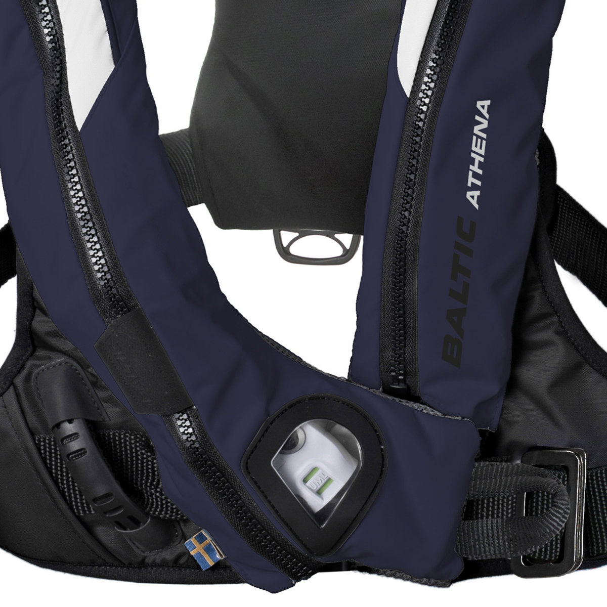 Baltic Athena 165N gilet de sauvetage automatique bleu avec harnais 3