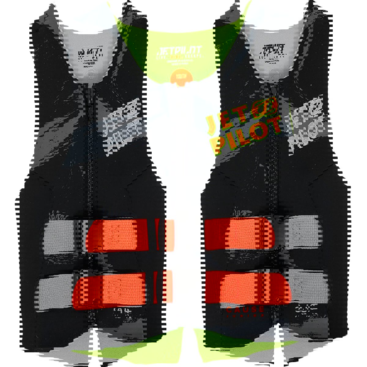 Jetpilot Cause gilet de sauvetage 50N en néoprène pour enfant 8-10 ans 8