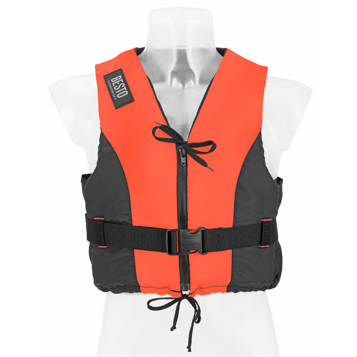 Besto Dinghy 50N gilet de sauvetage orange/noir foto 1
