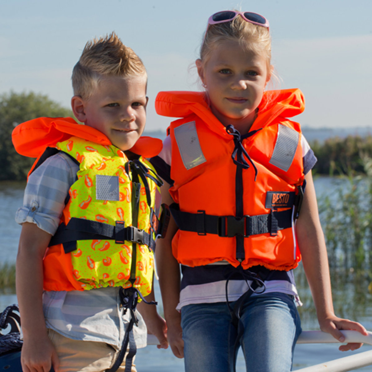 Besto Racingbelt 100N gilet de sauvetage enfant 0-15kg print 3