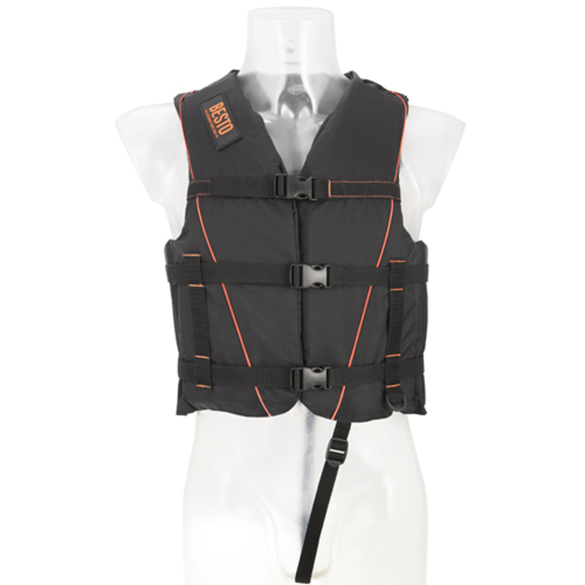 Besto Ski 50N gilet de sauvetage noir/orange foto 1