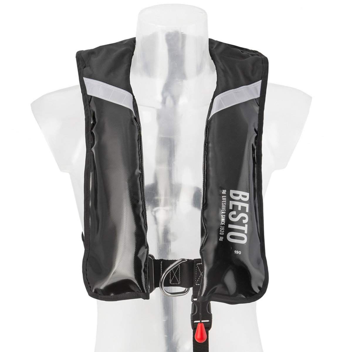 Besto gilet de sauvetage professionnel 190N noir Wipe Clean foto 1