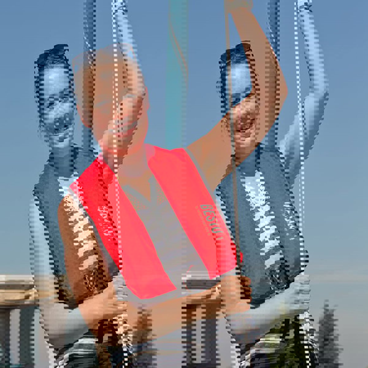 Besto 300N gilet de sauvetage automatique rouge 3