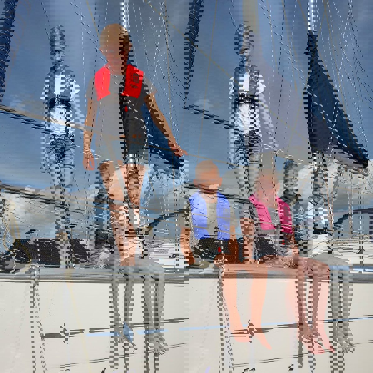 Besto Junior 100N gilet de sauvetage enfant 15-40kg rose 5