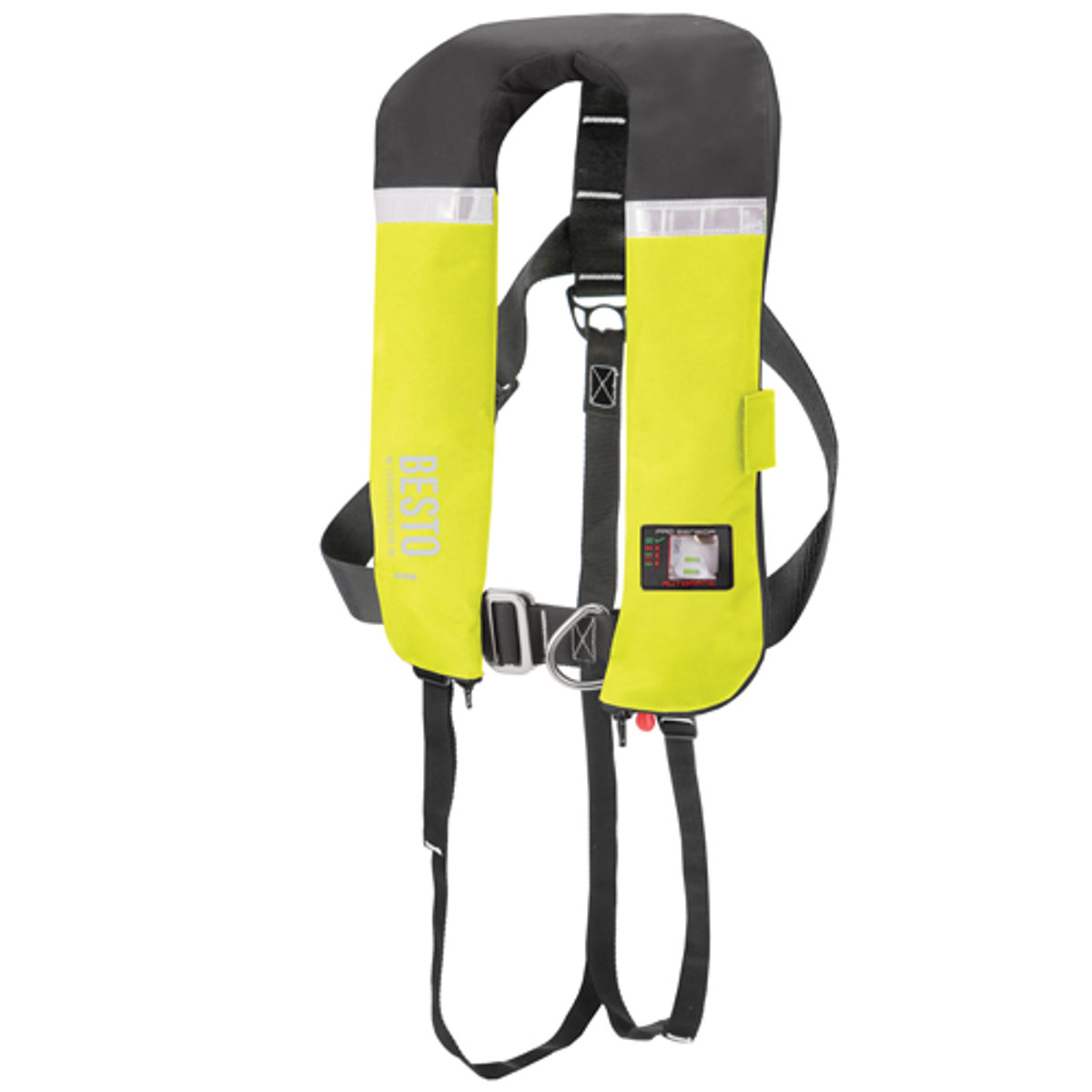 Pro gilet de sauvetage automatique 300N jaune/noir