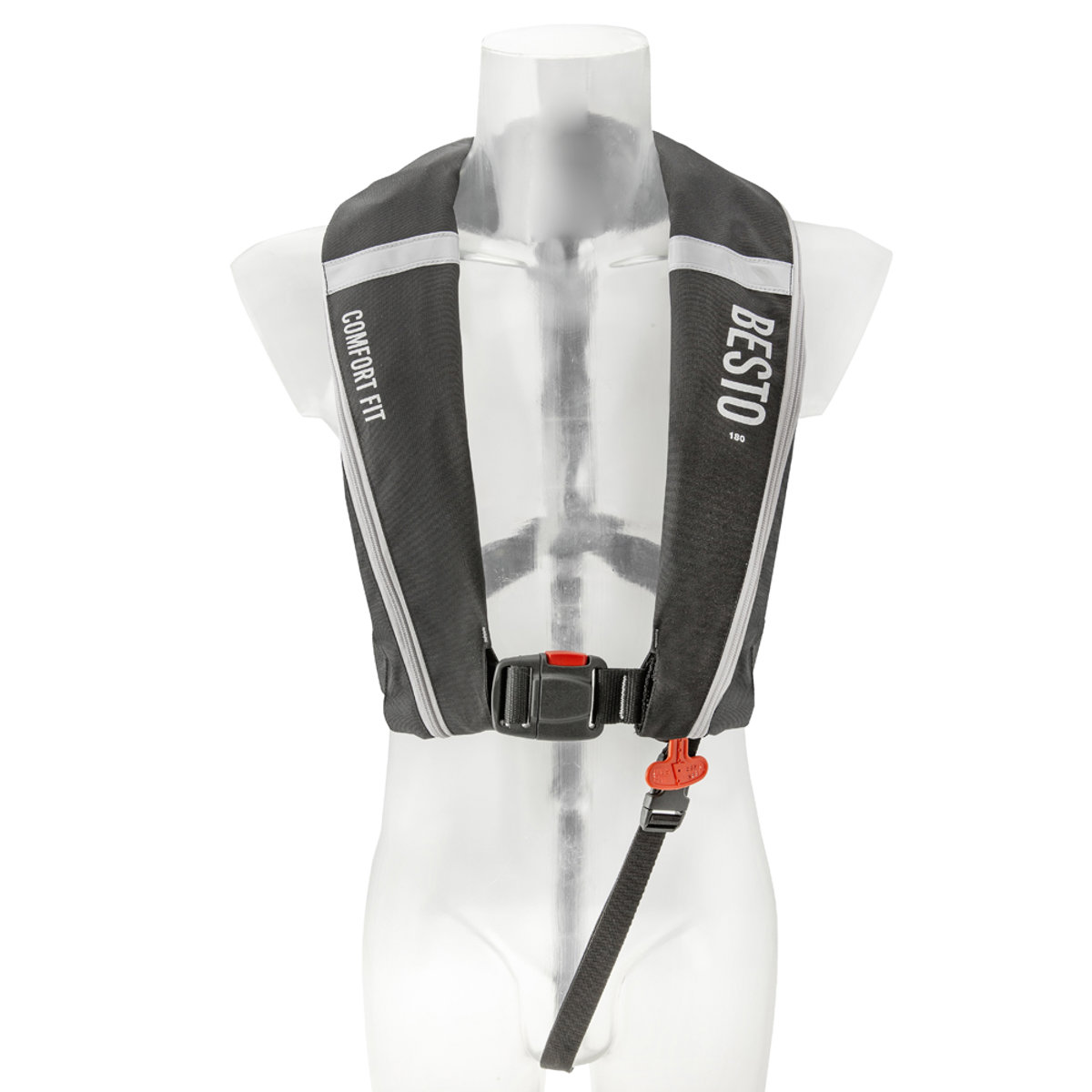 Besto Comfort Fit gilet de sauvetage automatique 180N noir/gris sans harnais 4
