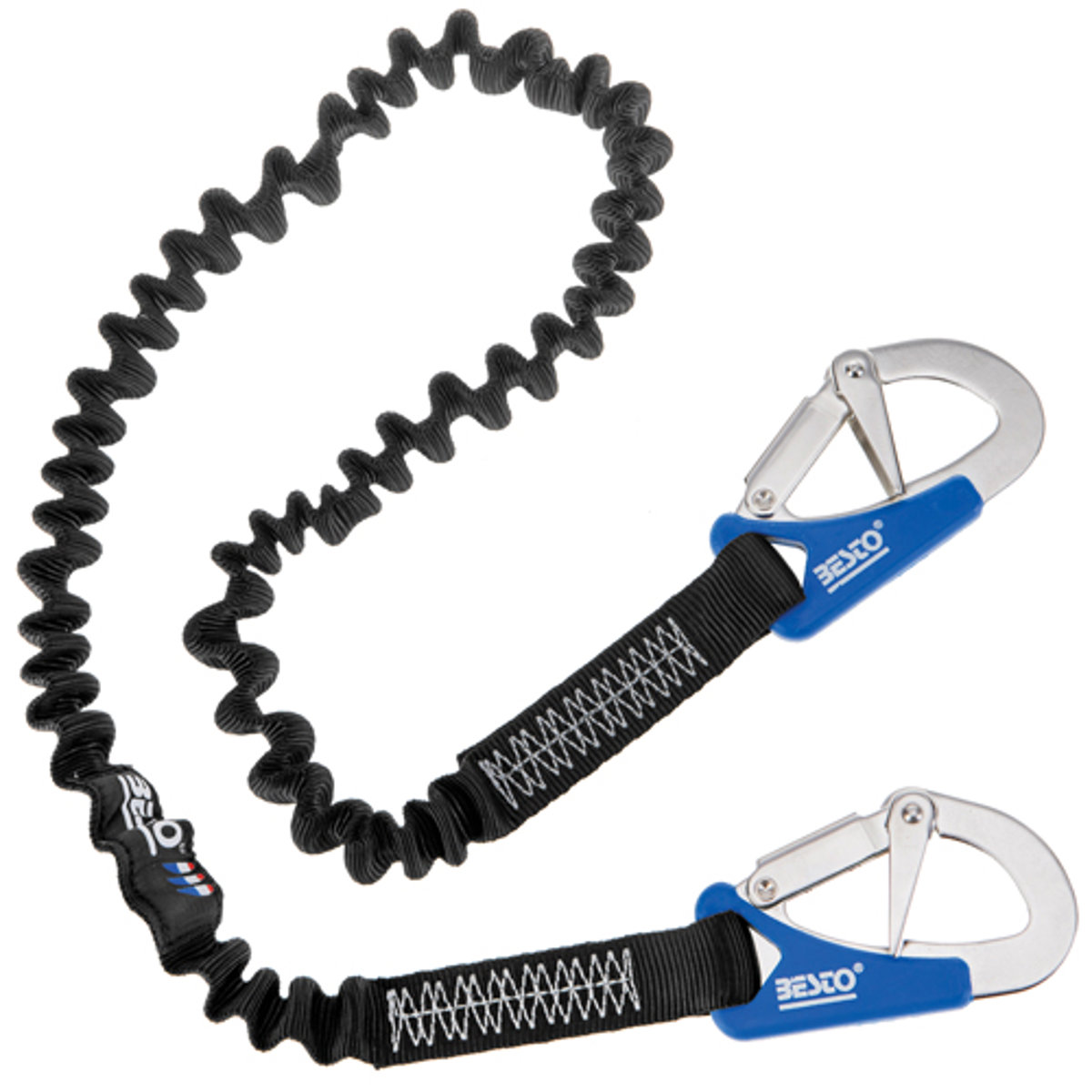 corde de sauvetage élastique 2 crochets double action