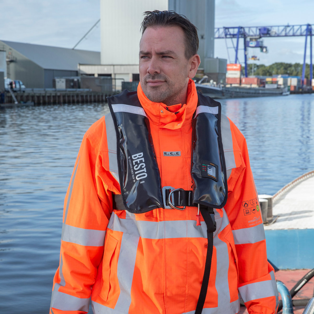 Besto Wipe Clean gilet de sauvetage professionnel 300N (p.o.a) 3