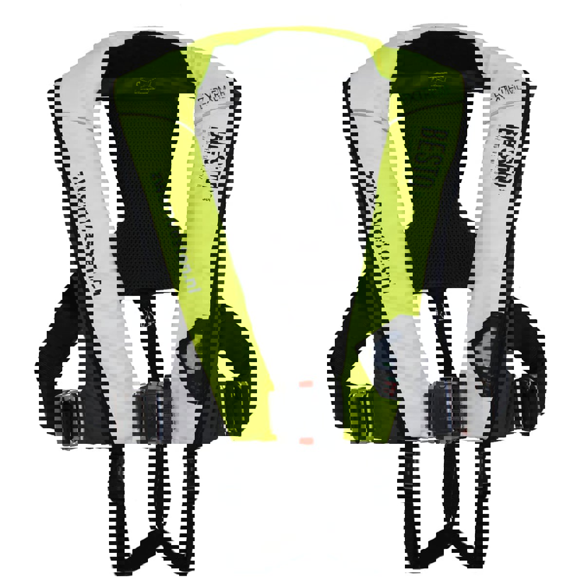 Gilet de sauvetage automatique haut de gamme extrême 300N jaune haute visibilité