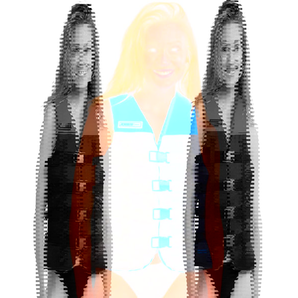 Dual gilet de sauvetage 50N bleu