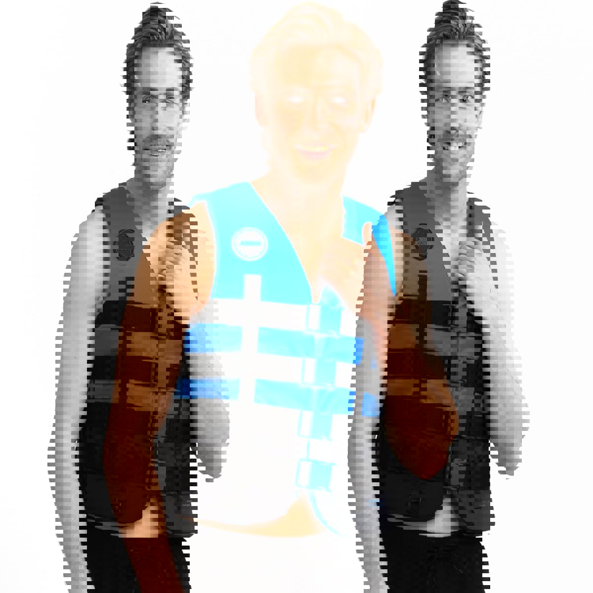 Jobe 4 Buckle gilet de sauvetage 50N bleu 7