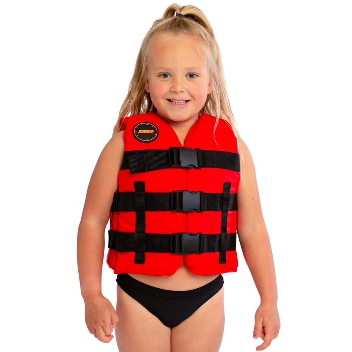 Nylon gilet de sauvetage 50N enfant rouge