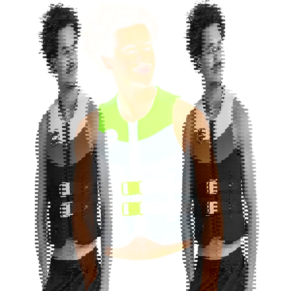 Jobe gilet de sauvetage 50N homme néoprène vert citron foto 1