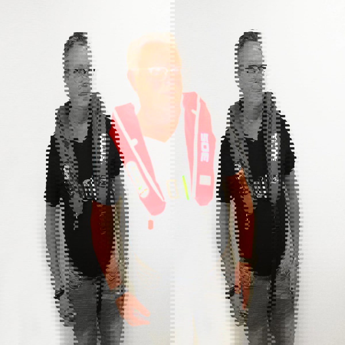 Baltic gilet de sauvetage automatique Legend 305N SLA avec harnais rouge 9