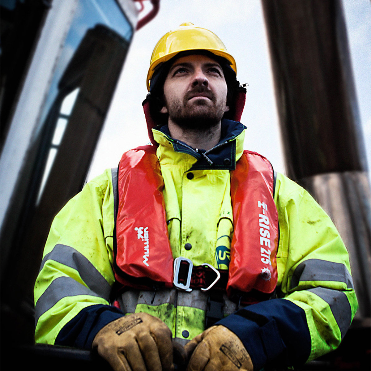 Mullion Hi-Rise Wipe Clean + Sprayhood gilet de sauvetage 275N SOLAS - HR 2