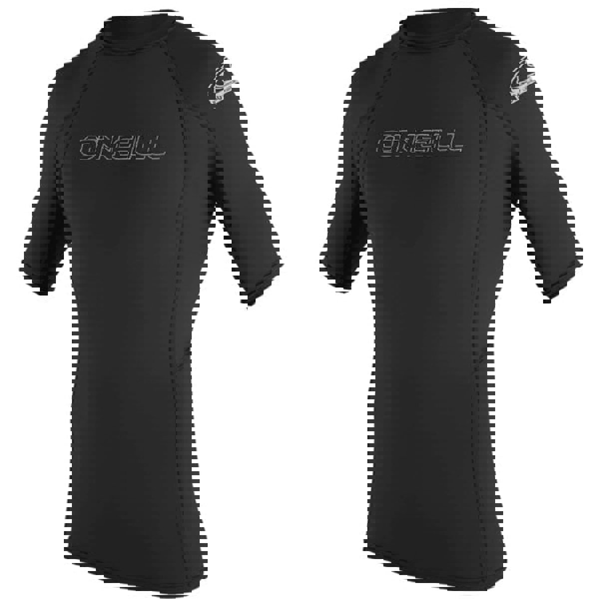 Oneill manches courtes rash guard homme noir foto 1