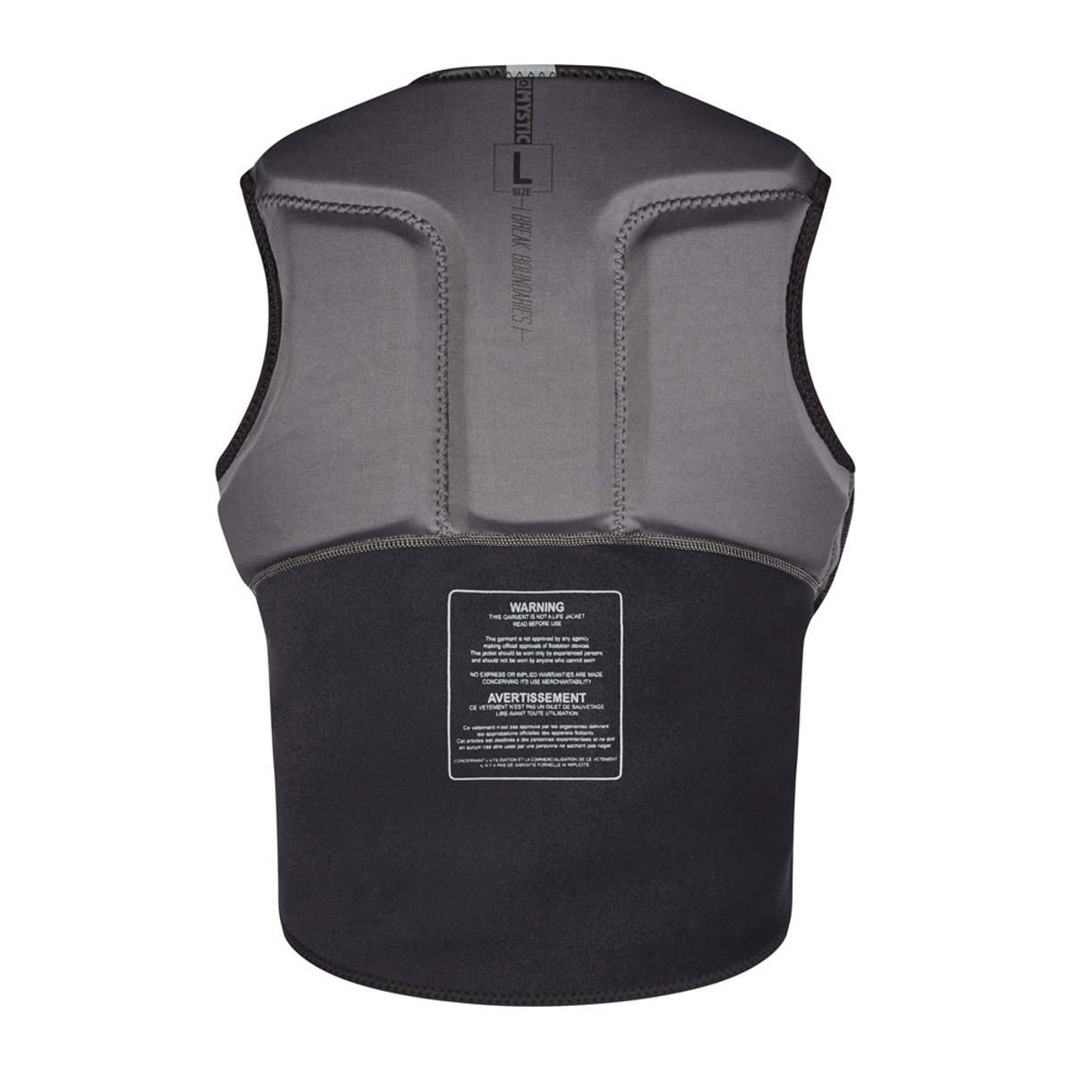 Mystic Block Impact Vest Kite homme noir 4