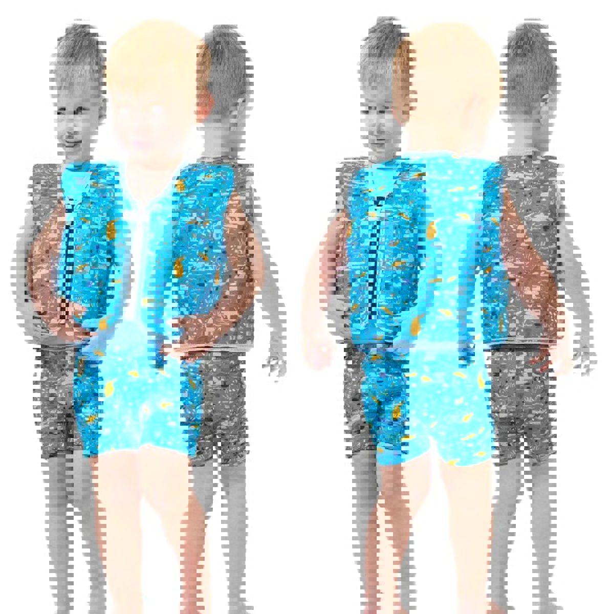 Splash About Veste flottante 50N crocodile swamp bleu 7