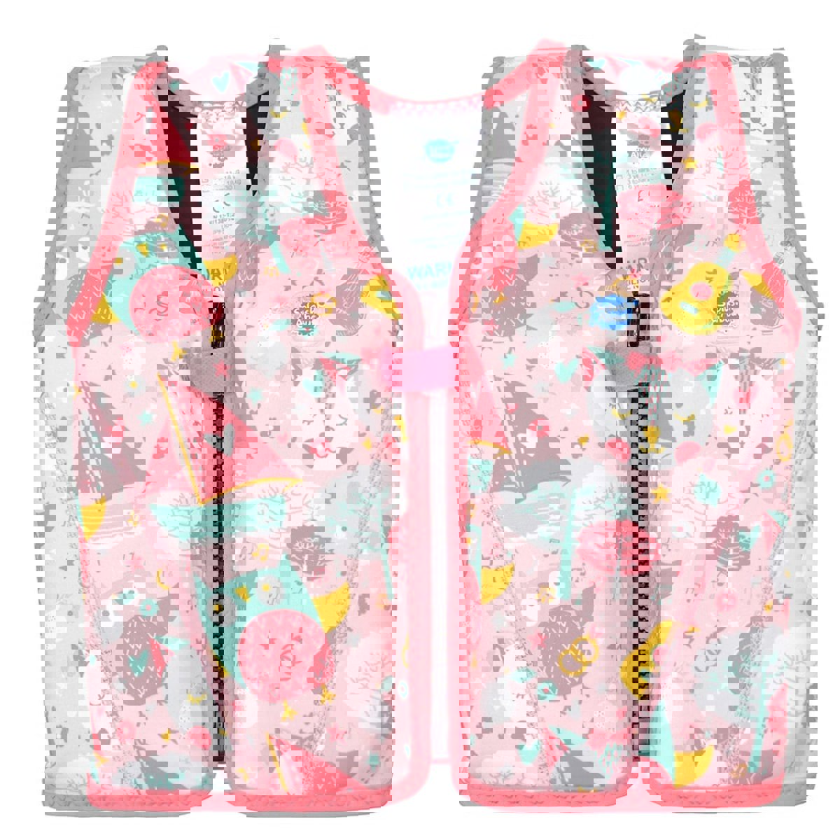 Splash About gilet de sauvetage flottant 50N hibou&chat rose foto 1