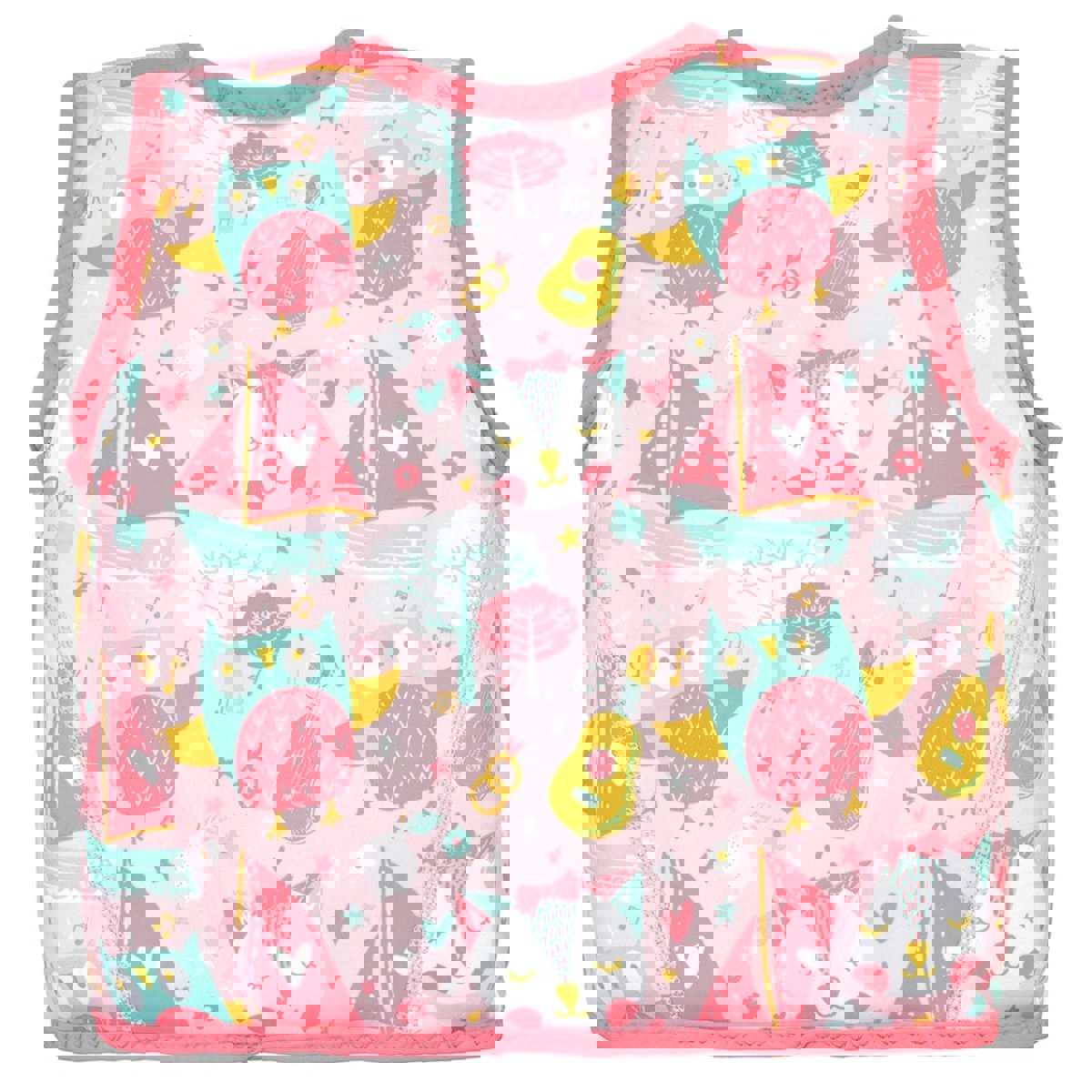 Splash About gilet de sauvetage flottant 50N hibou&chat rose 2