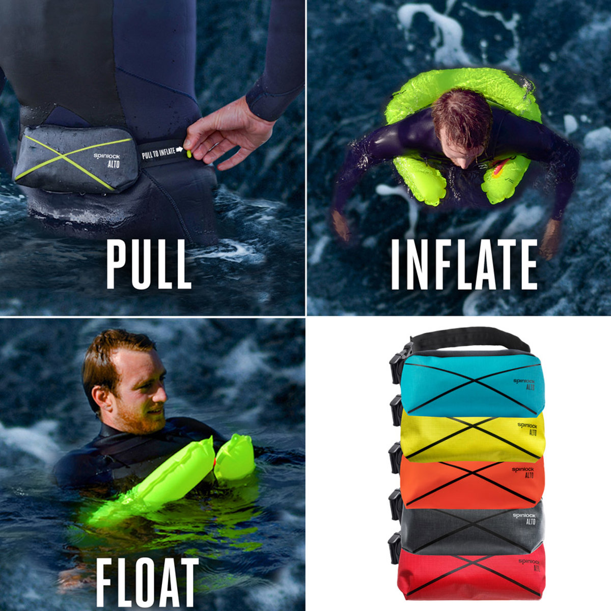 Spinlock Alto gilet de sauvetage manuel noir 13