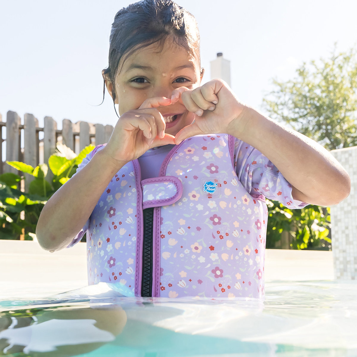  aller éclabousser gilet de natation lilas printemps 6