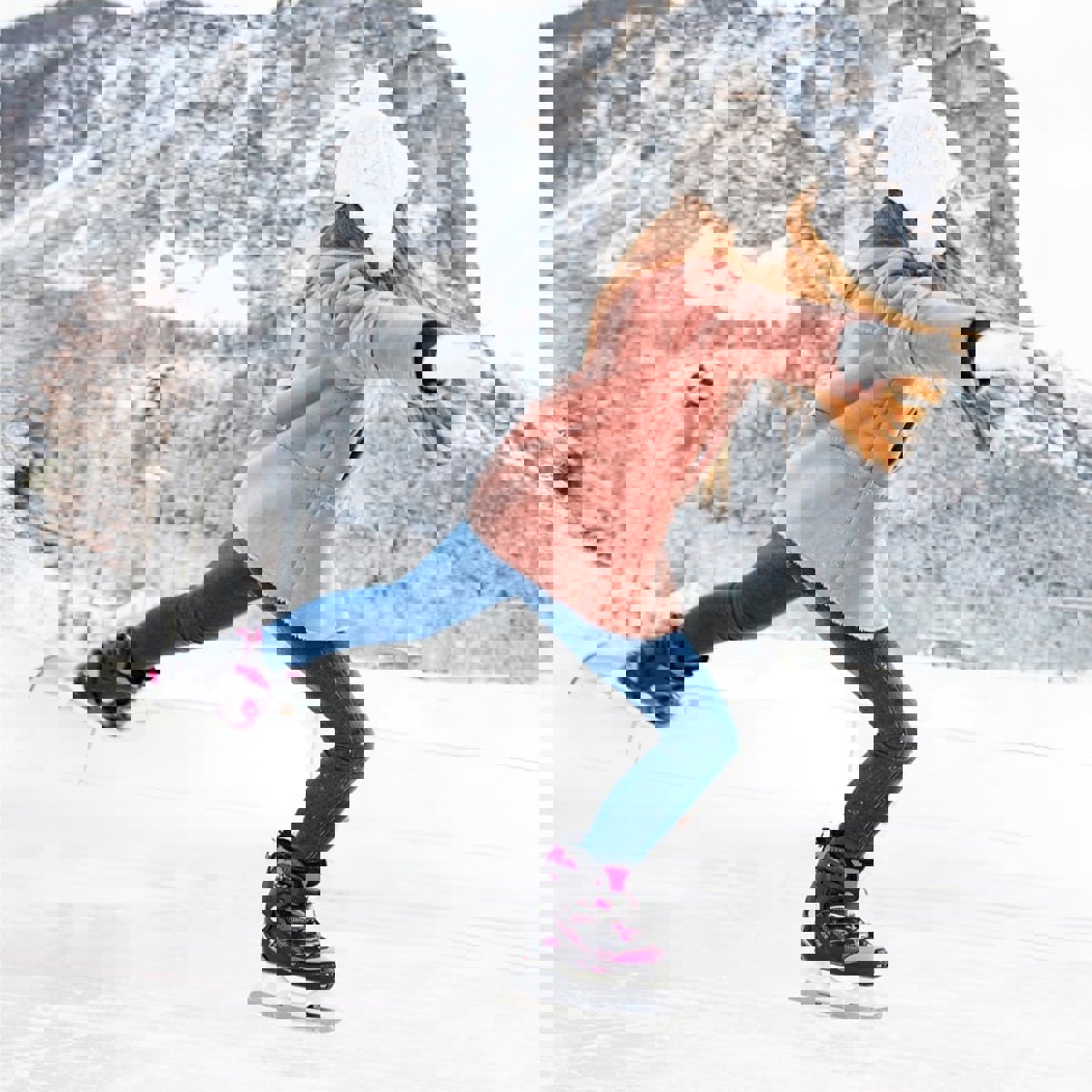 Fila X one ice 22 kunstschaatsen kind roze 2