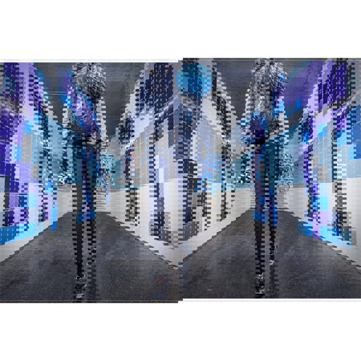 schaatshelm volwassenen blauw