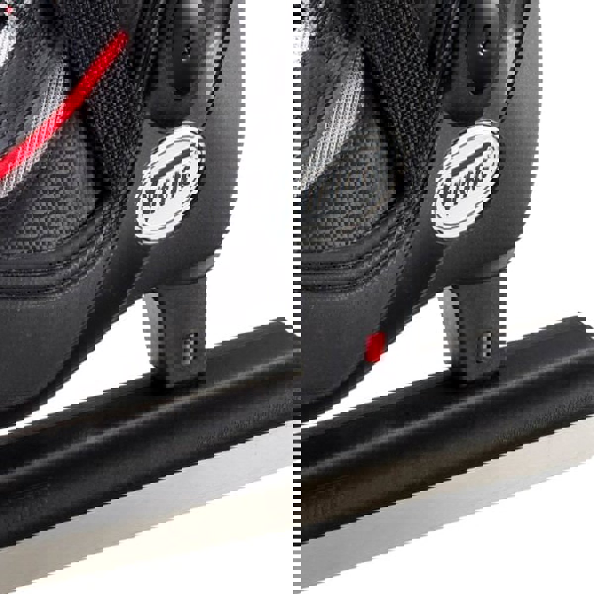 combi klap norenschaatsen zwart-rood