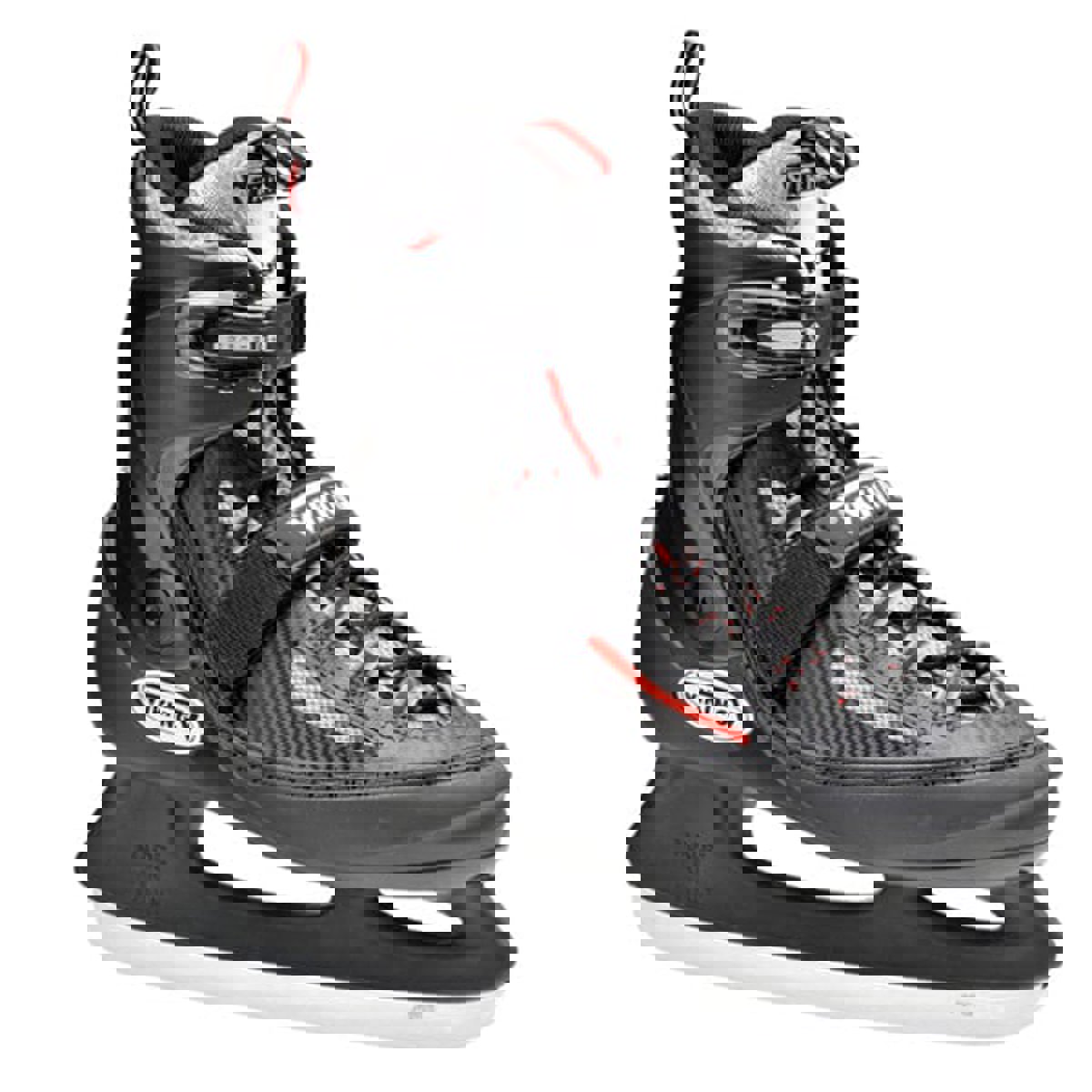 Viking combi hockey schaatsen zwart-rood 4