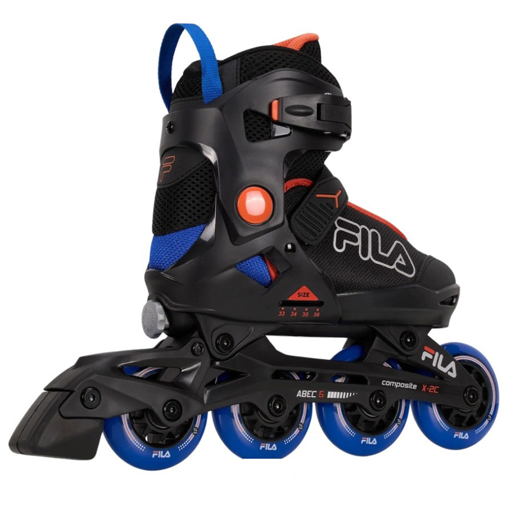 Fila X 2.0 C skeelers kind blauw/oranje 2