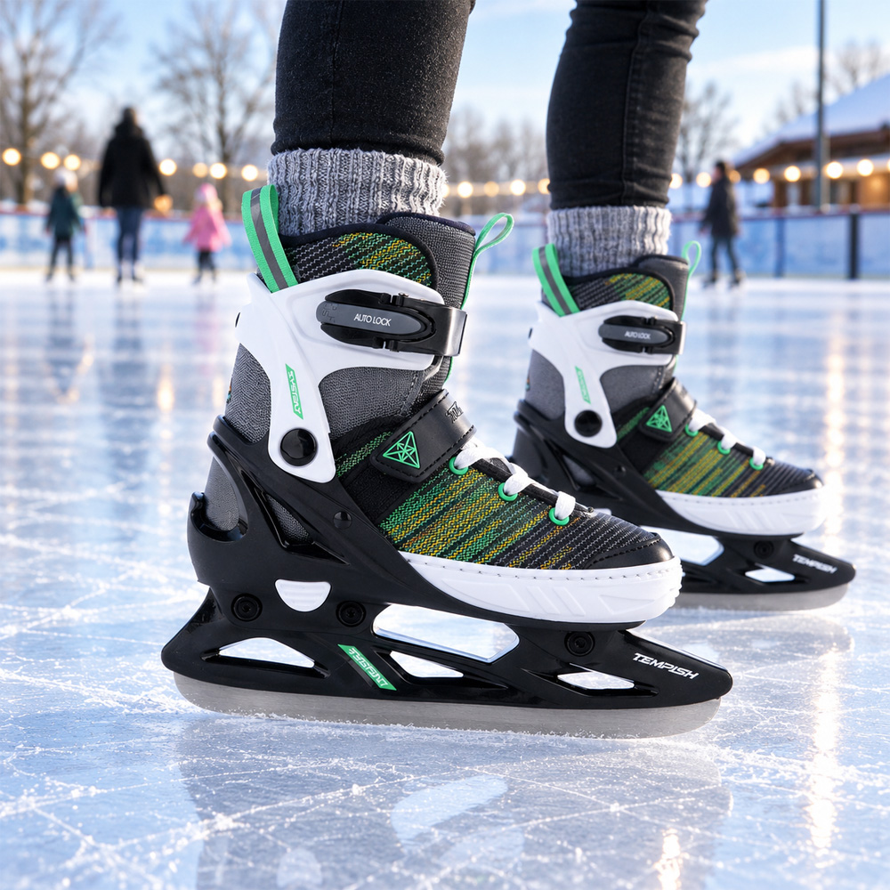 Tempish Systent Ice kinderschaatsen zwart/groen 6