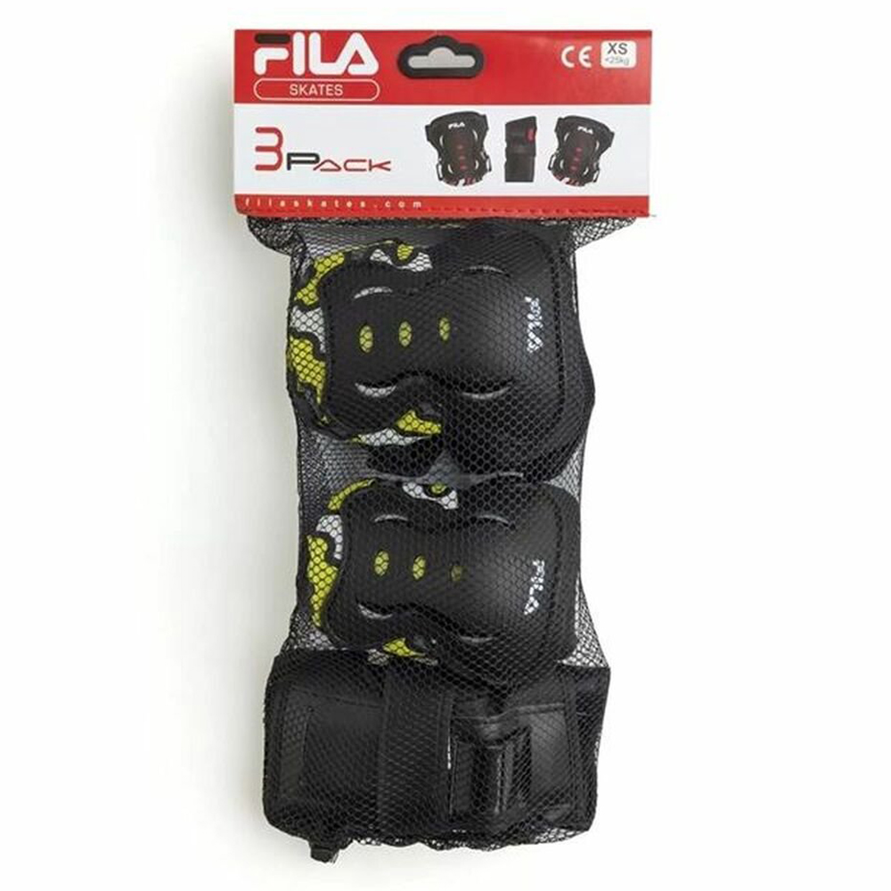 Fila beschermers 3-delig kind geel 2