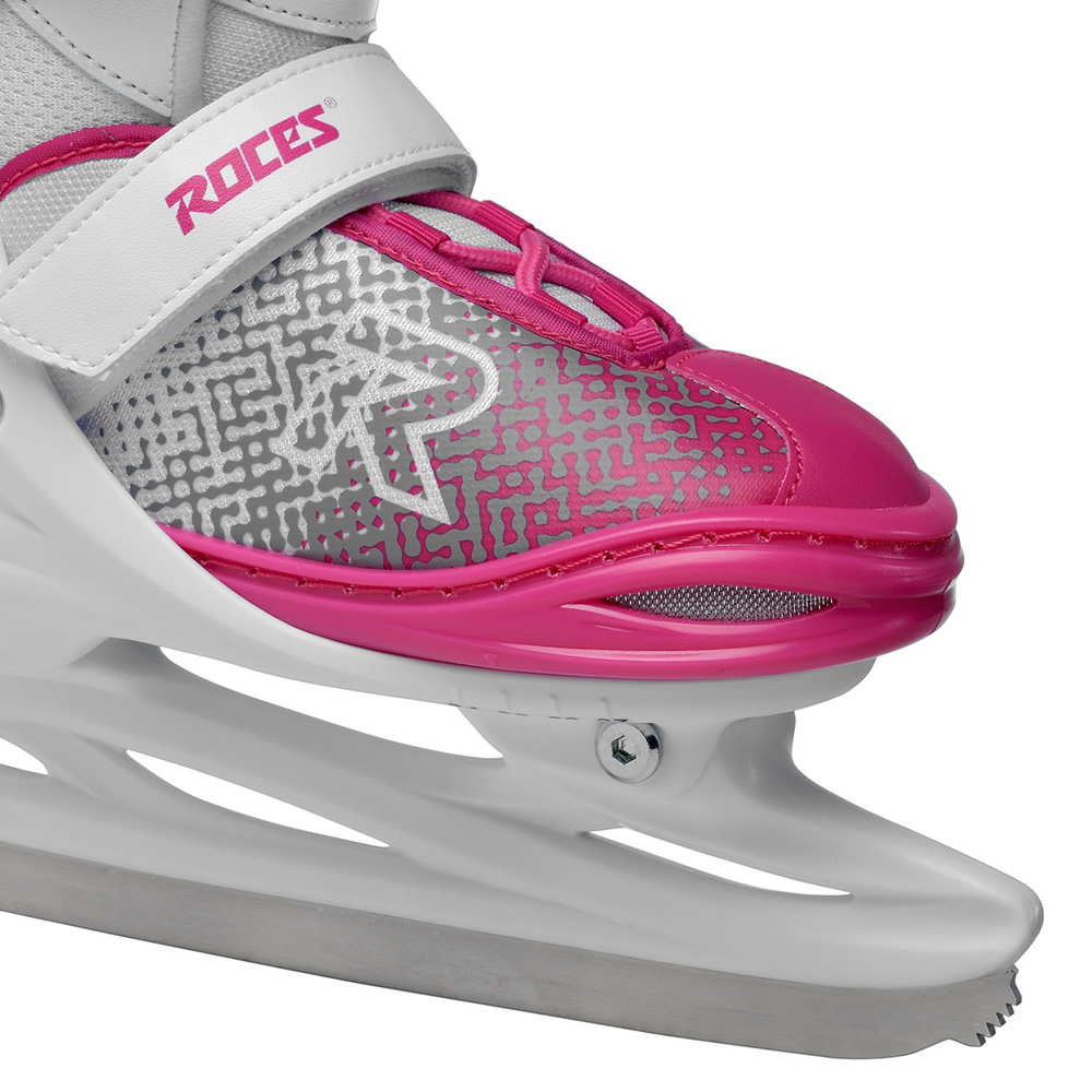 Roces Jokey Ice X kinderschaatsen wit/roze 2