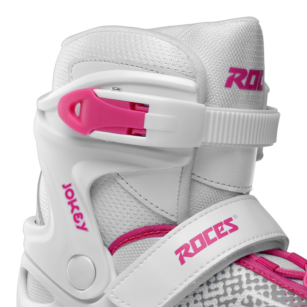 Roces Jokey Ice X kinderschaatsen wit/roze 3
