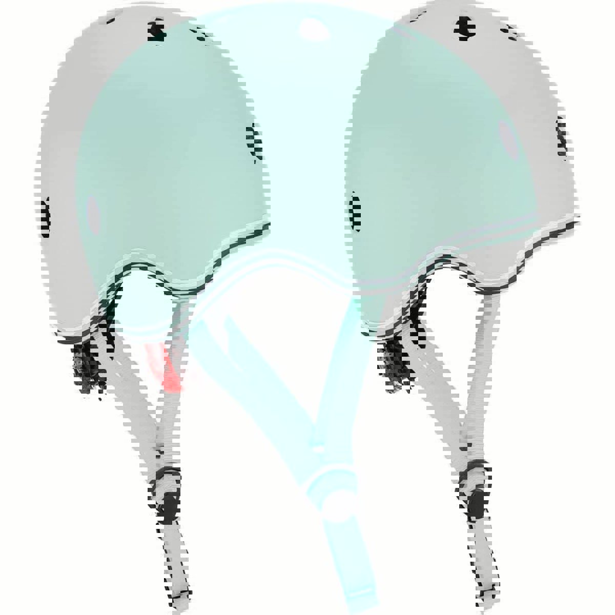 verstelbare schaatshelm kind mintgroen