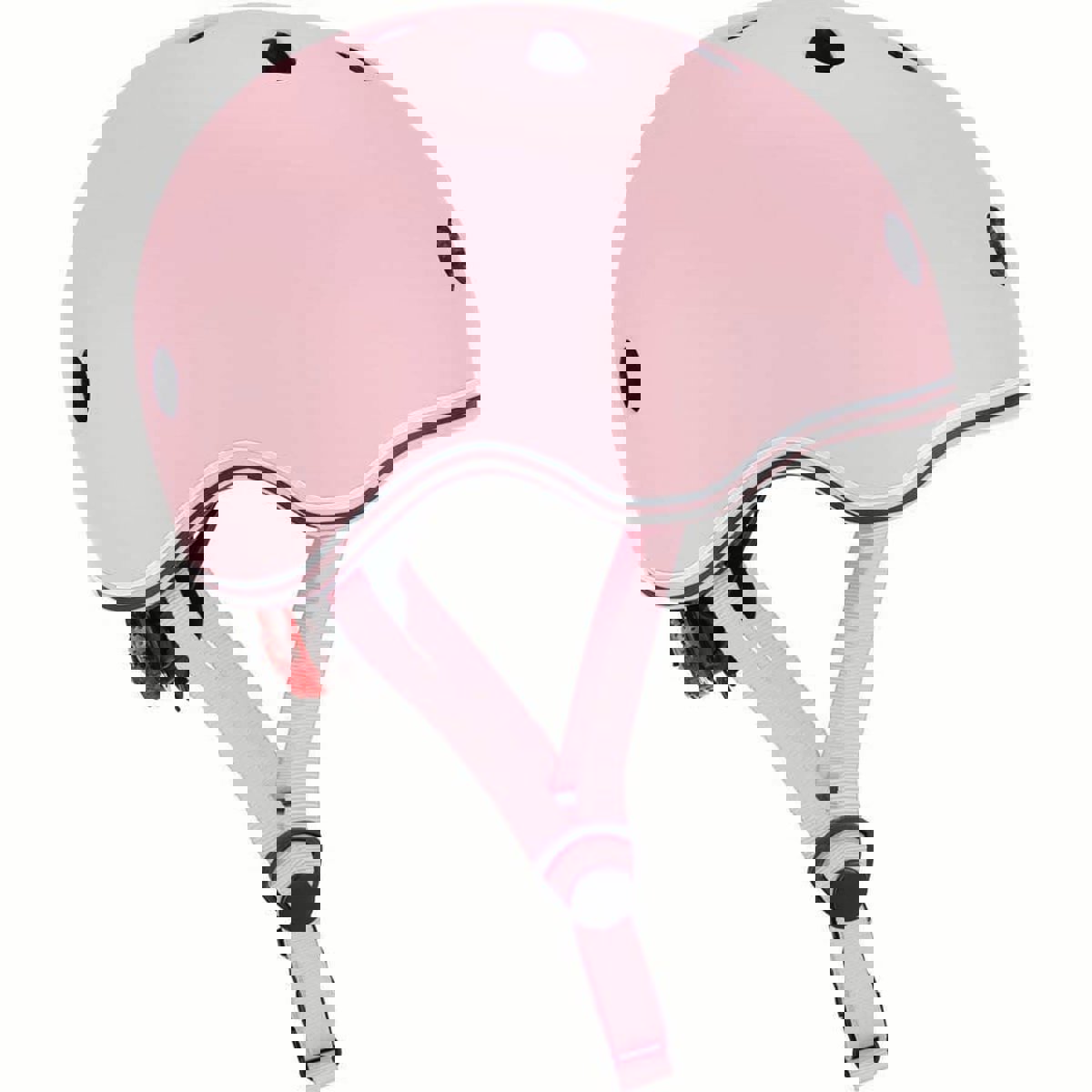 verstelbare schaatshelm kind lichtroze