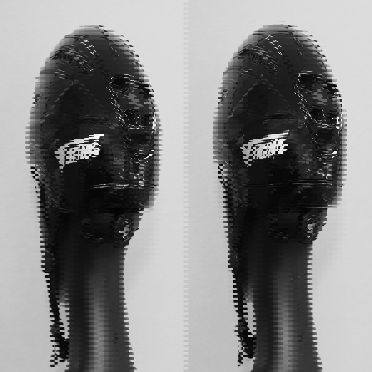 Viking schaats helm uni zwart 2