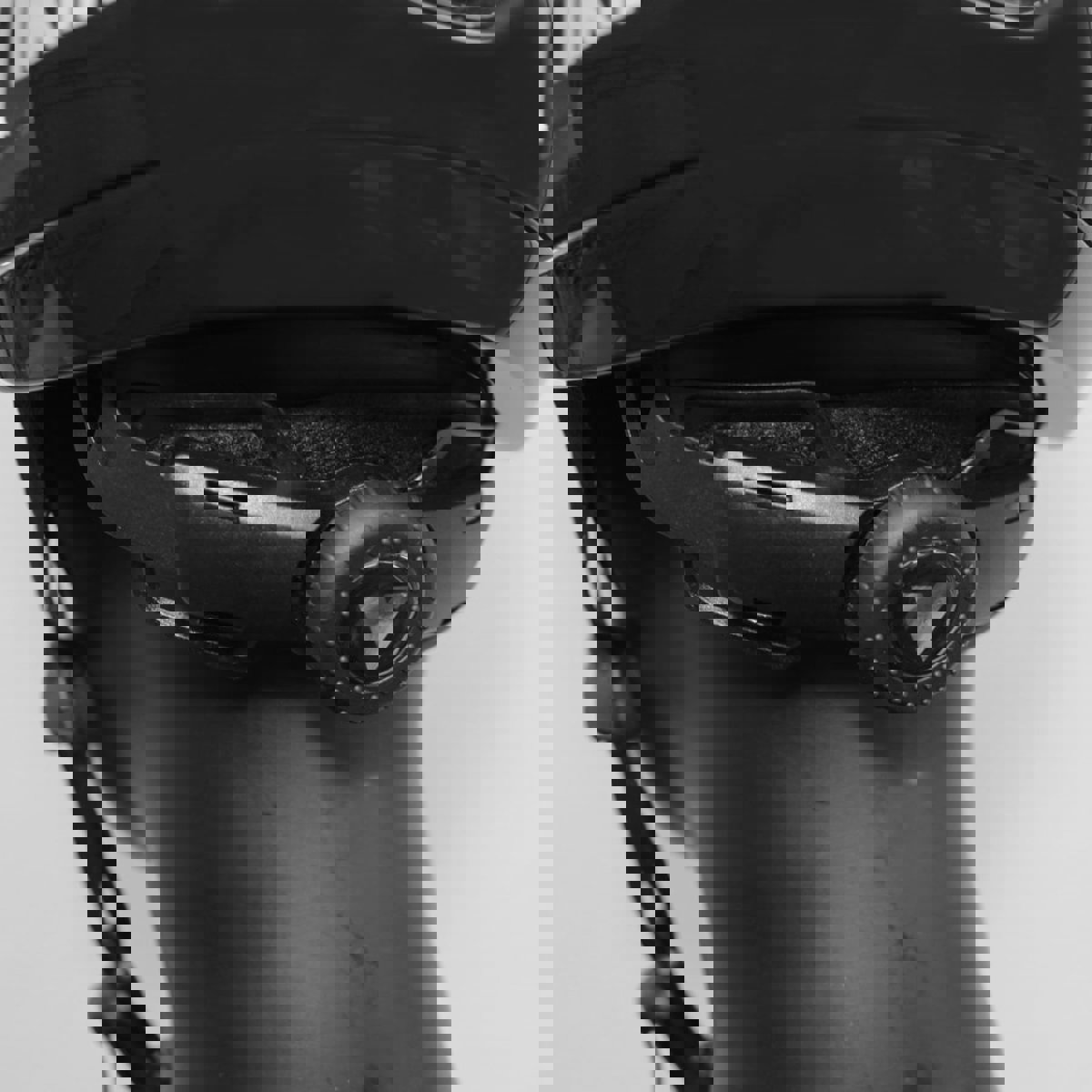 Viking schaats helm uni zwart 3