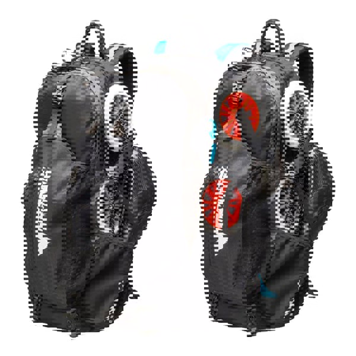 Viking Schaats rugtas 40 liter zwart/wit 4