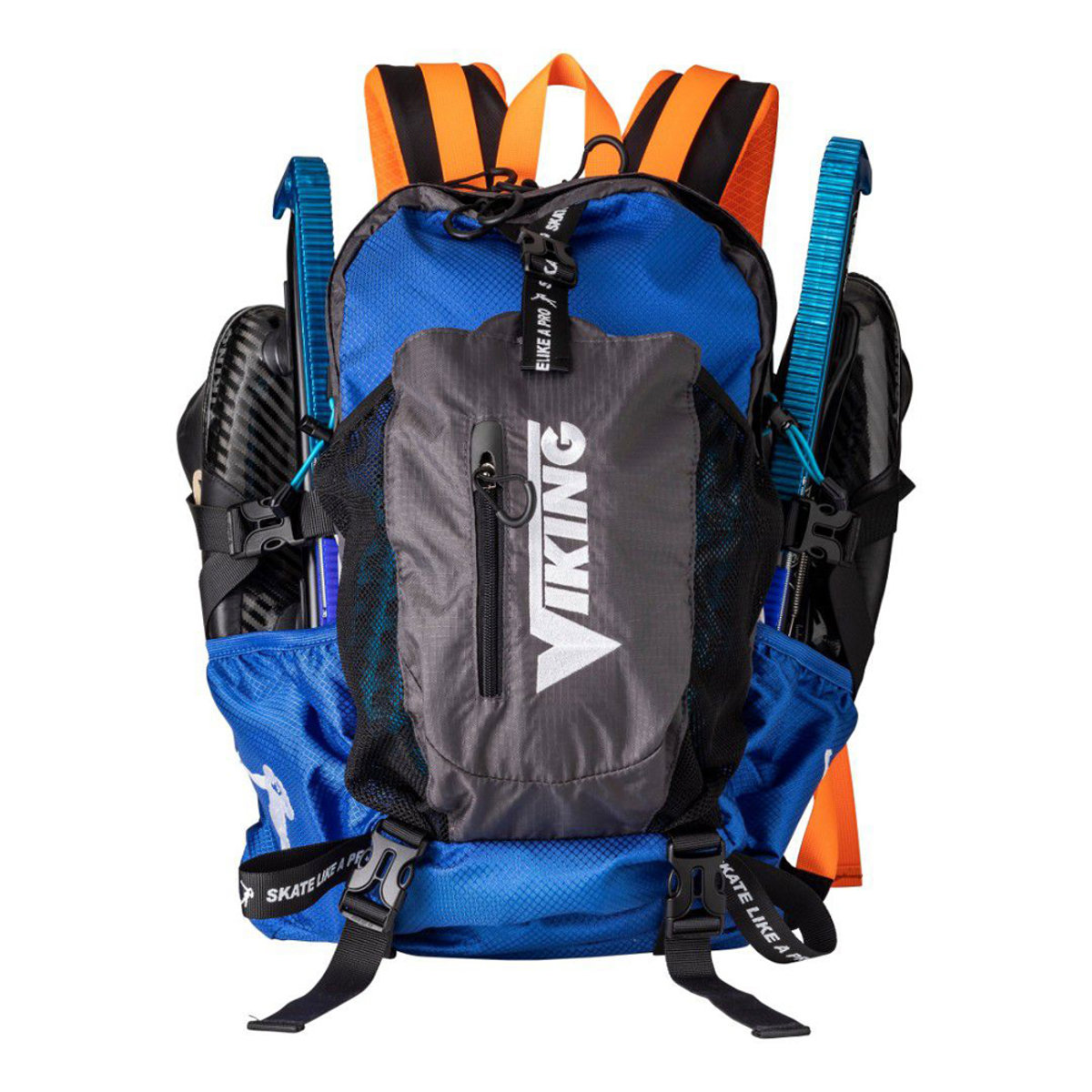 Viking schaats rugtas 30 liter zwart-blauw 9