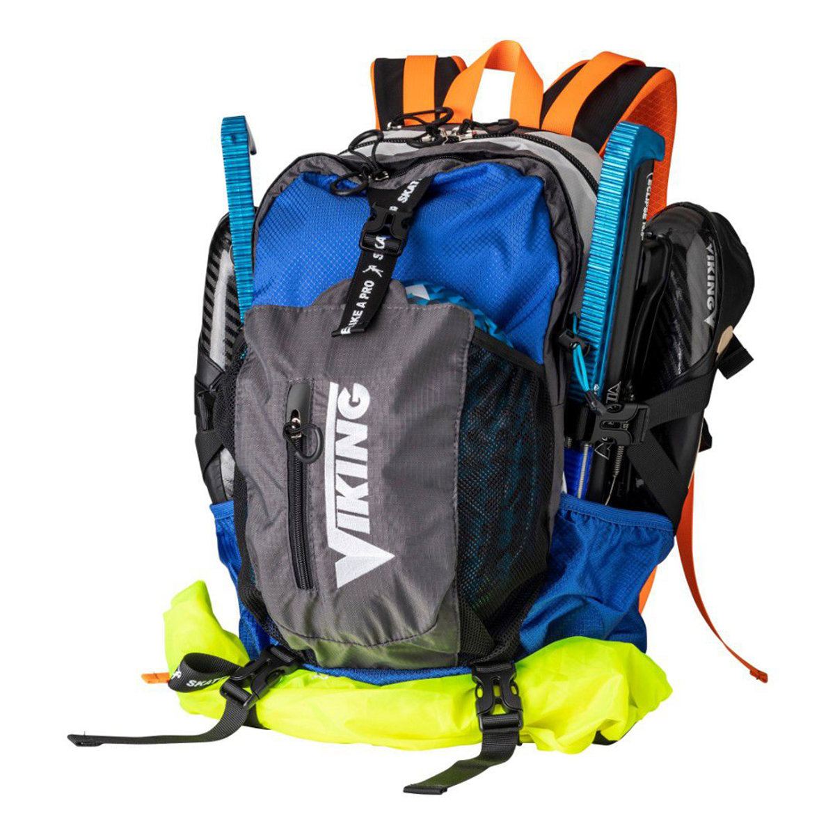 Viking schaats rugtas 30 liter zwart-blauw 13