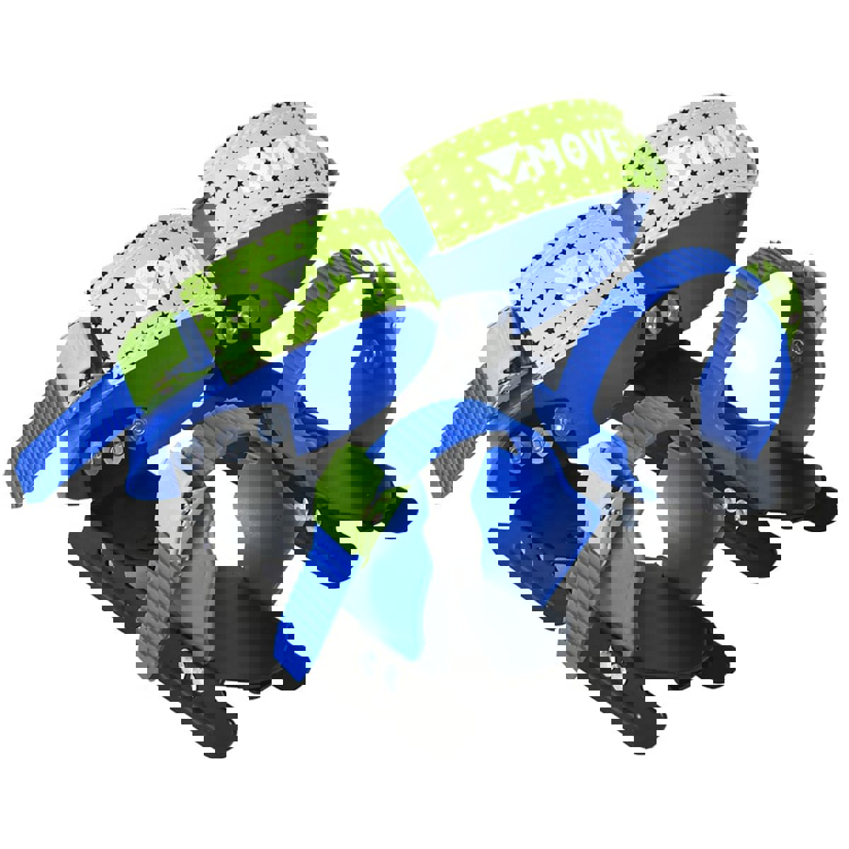 Bob skate glij ijzers groen-blauw