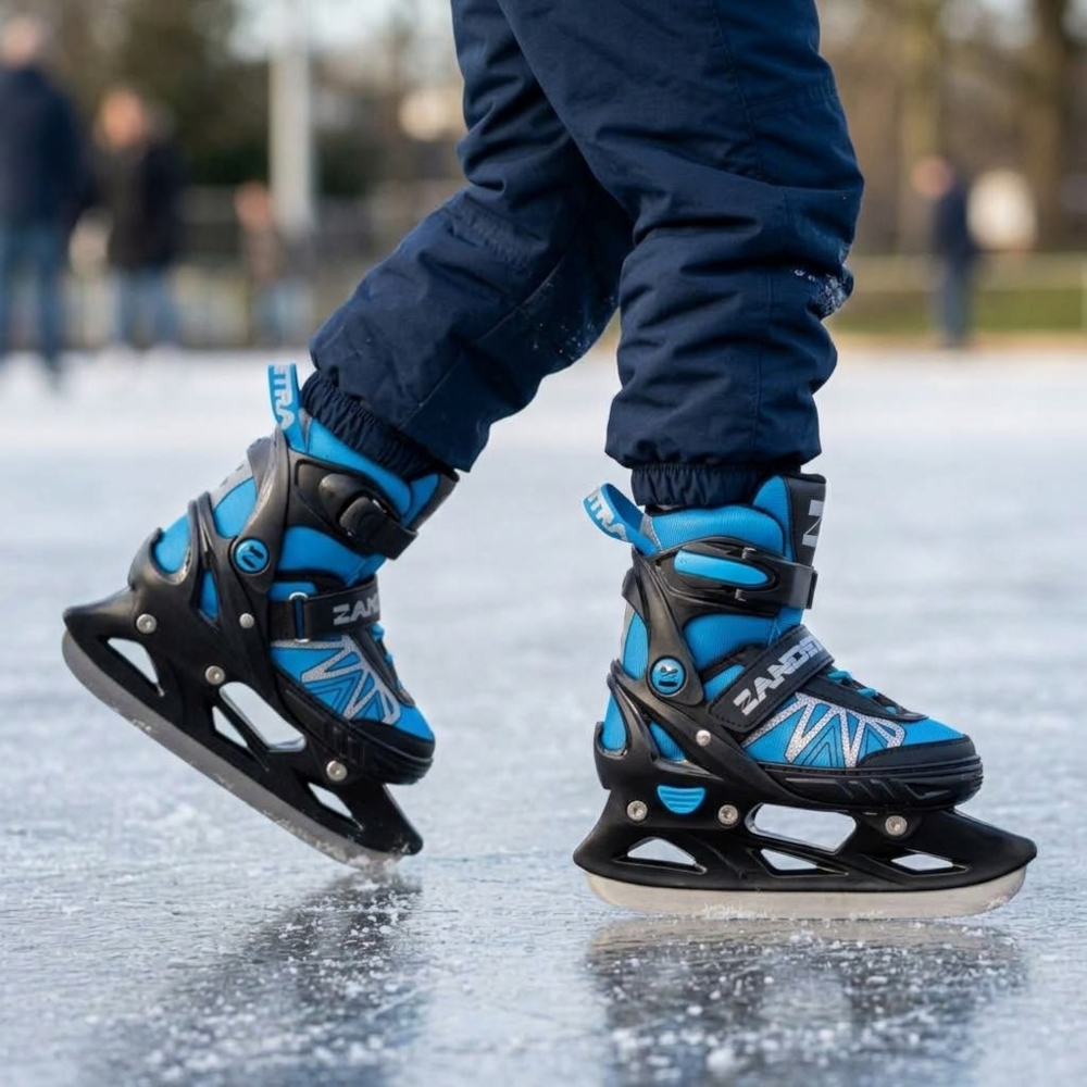 Zandstra combo 2 in 1 kinderschaatsen blauw 5