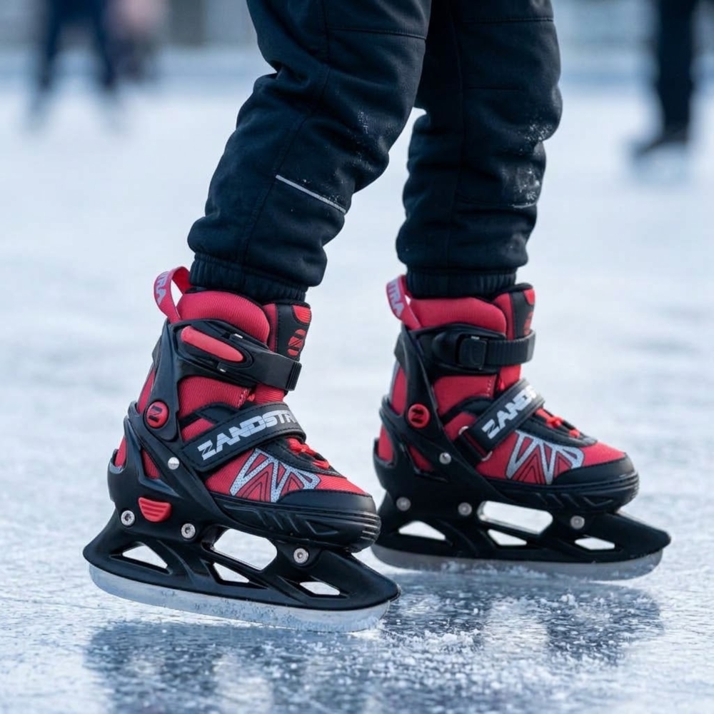 Zandstra combo 2 in 1 kinderschaatsen roze 5