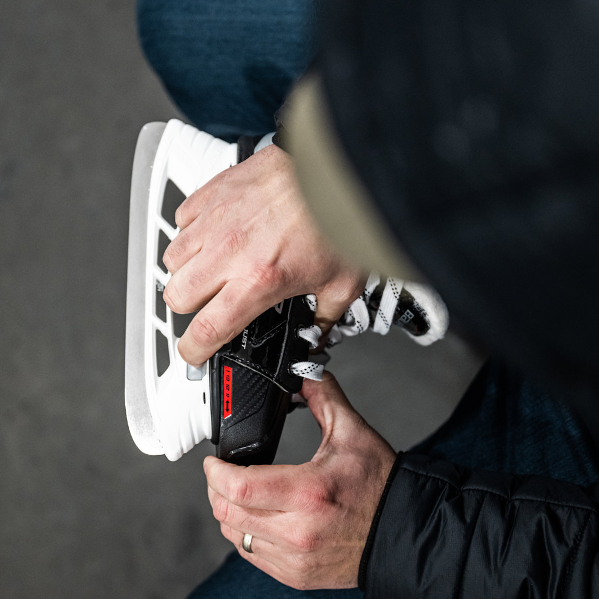 Bauer Lil Rookie verstellbare eishockeyschlittschuhe Kind 10