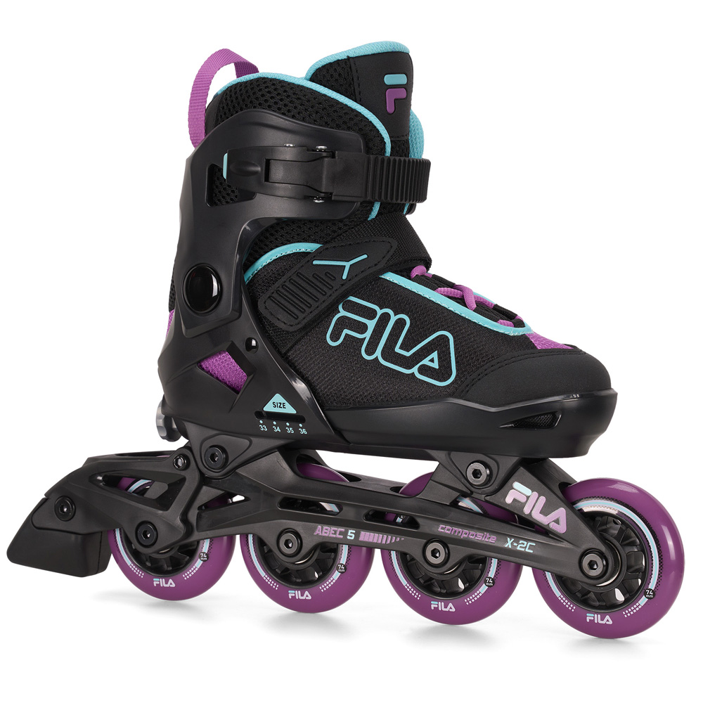 X 2.0 C Skates Kinder lila/blau