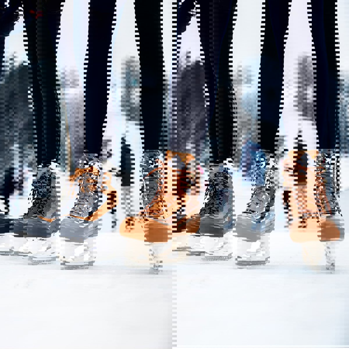 Bauer Chamonix Rec eishockeyschlittschuhe braun 8