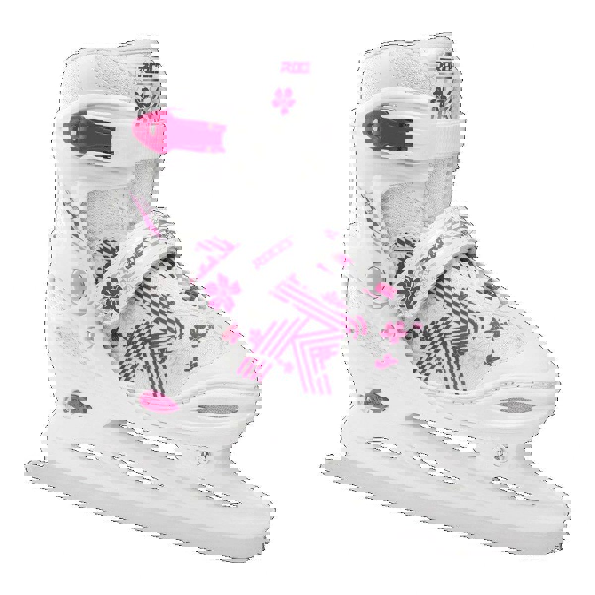 Roces Jokey Ice 3.0 kinder schlittschuhe Weiß/Rosa 3